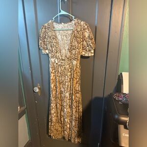 🔮 Spell // animal print dress